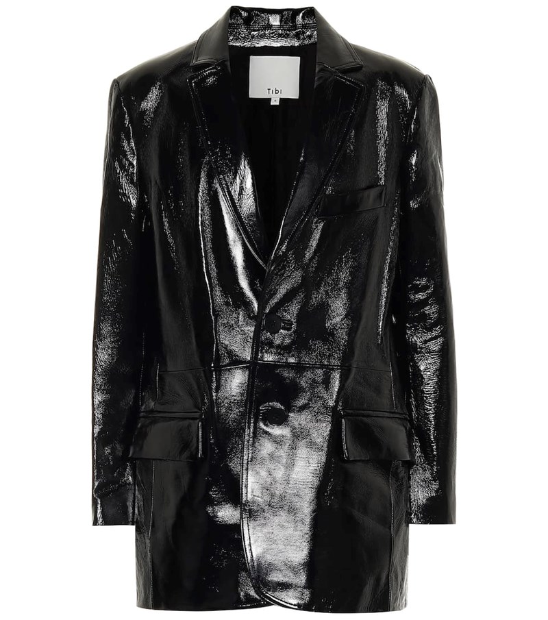 Sexy και ταυτόχρονα υπέρκομψη; Με αυτά τα μαύρα leather blazer μπορείς! - εικόνα 3