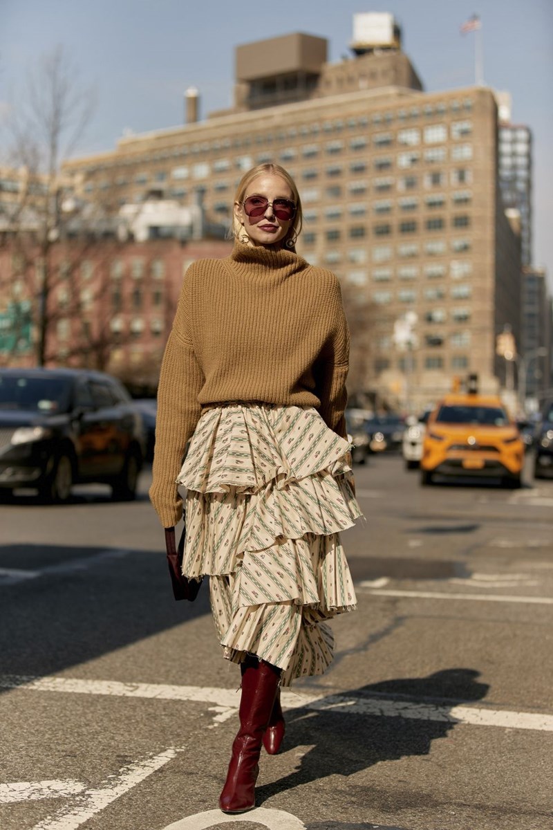 Όλες οι street stylers φορούν φούστες στην Νέα Υόρκη (16 looks-έμπνευση) - εικόνα 2