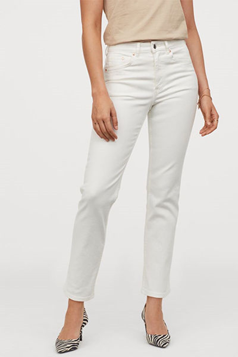 Το λευκό straight cut παντελόνι είναι αυτό που πρέπει να επιλέξεις τώρα (+12 τοπ επιλογές) - εικόνα 8