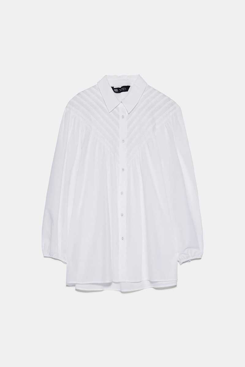 Όλες χρειαζόμαστε ένα λευκό τοπ! Σου βρήκαμε 8 από τα Zara - εικόνα 5