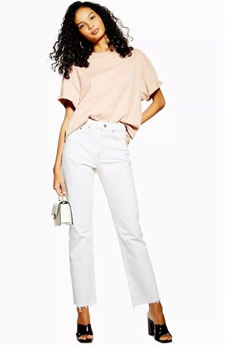 Το λευκό straight cut παντελόνι είναι αυτό που πρέπει να επιλέξεις τώρα (+12 τοπ επιλογές) - εικόνα 10
