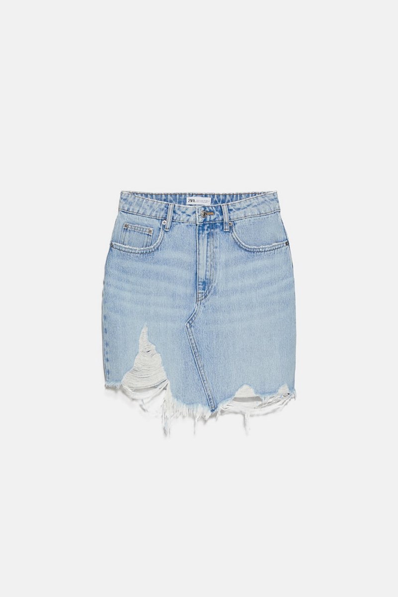 7 τζην φούστες Zara που θα φοράς όλο το καλοκαίρι - εικόνα 2