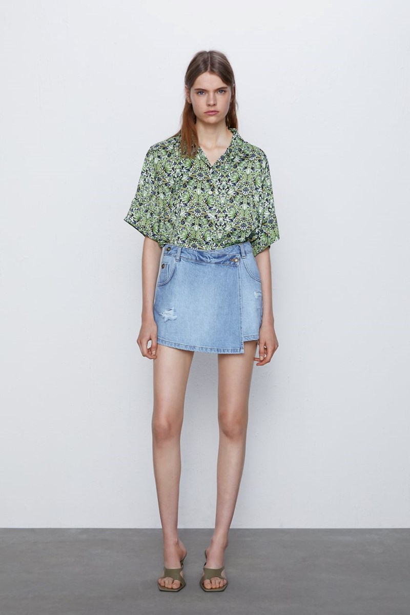 7 τζην φούστες Zara που θα φοράς όλο το καλοκαίρι - εικόνα 4