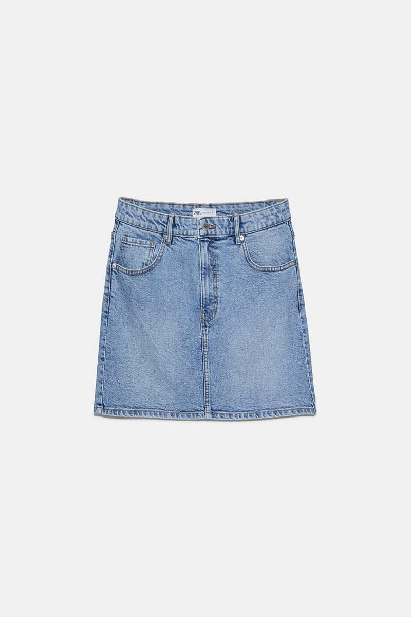 7 τζην φούστες Zara που θα φοράς όλο το καλοκαίρι - εικόνα 5