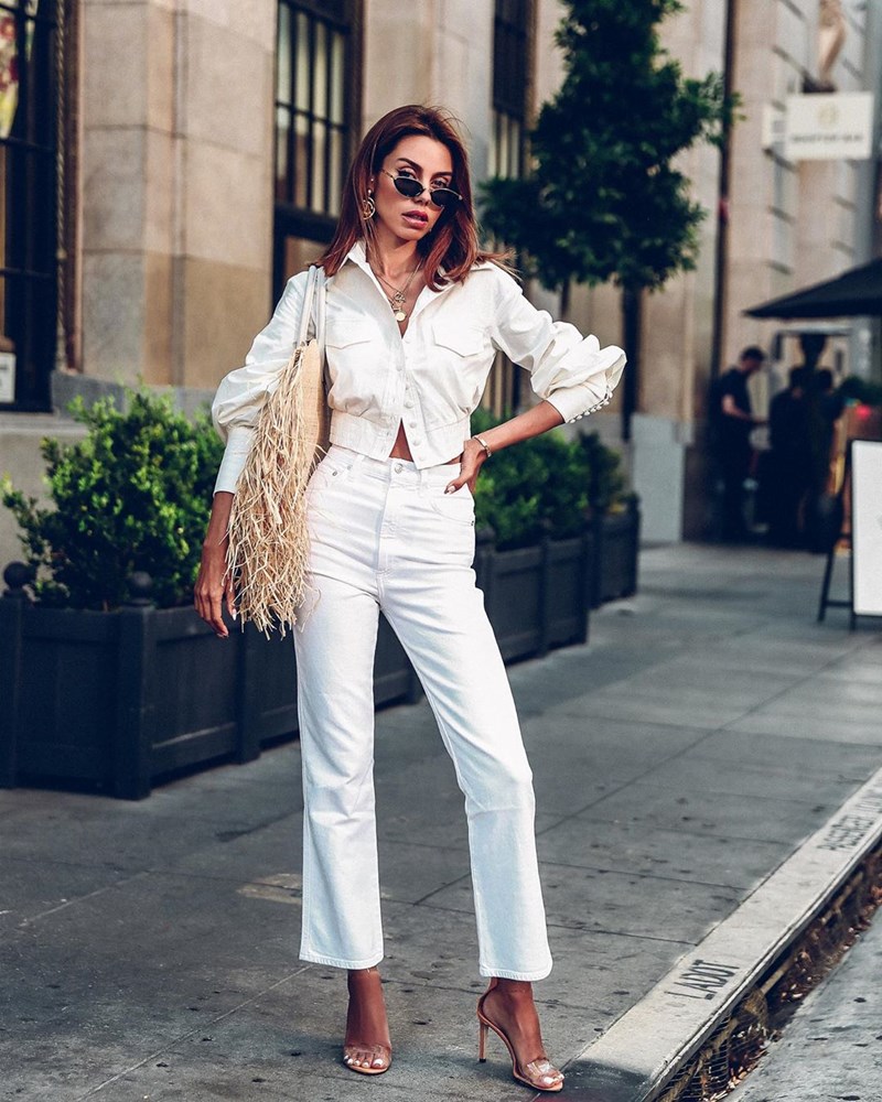 10 total white looks για να εμπνευστείς (+τα κομμάτια που θα ερωτευτείς) - εικόνα 13