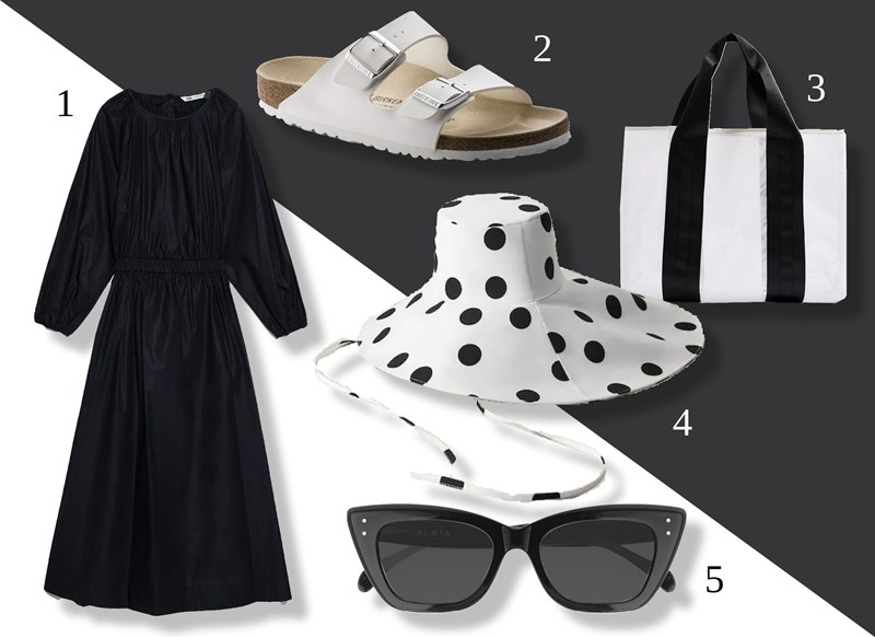 3 Black & White συνδυασμοί που θα κάνουμε αυτό το καλοκαίρι - εικόνα 2