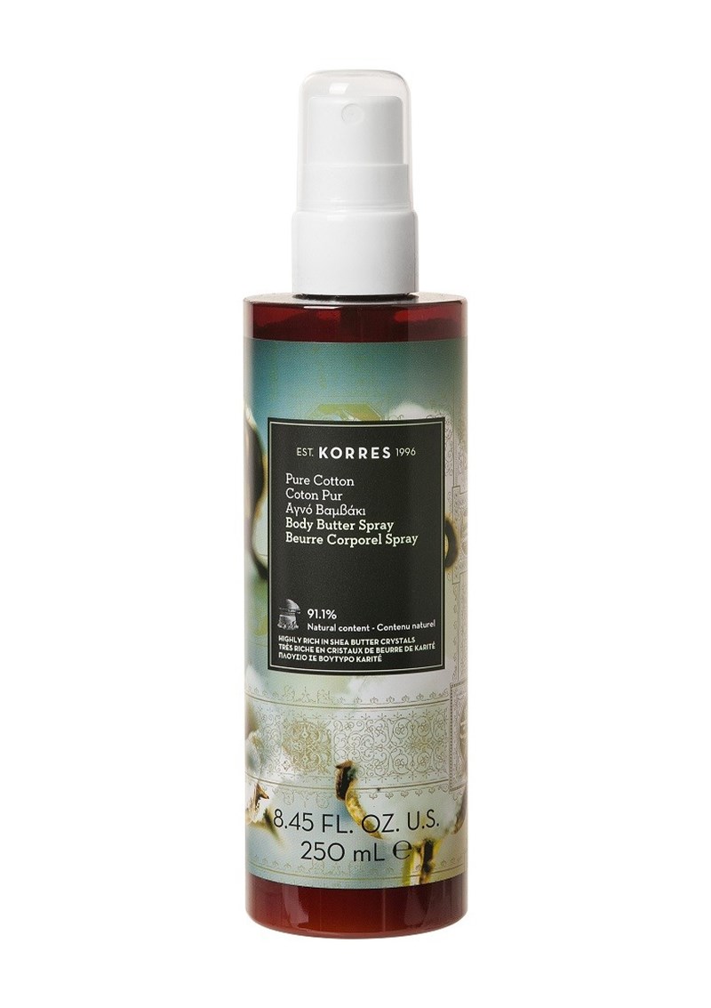 KORRES BODY BUTTER SPRAY PURE COTTON