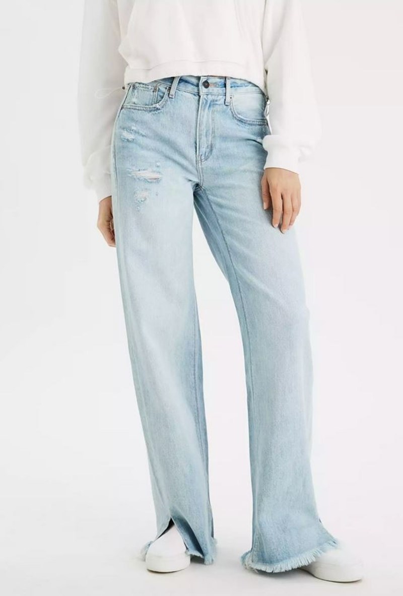 Τζην wide leg, American Eagle.