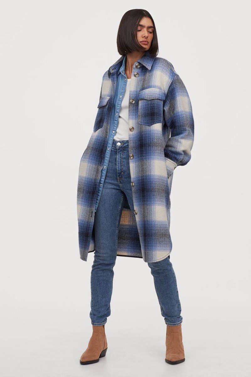 Μακρύ shacket, H&M.