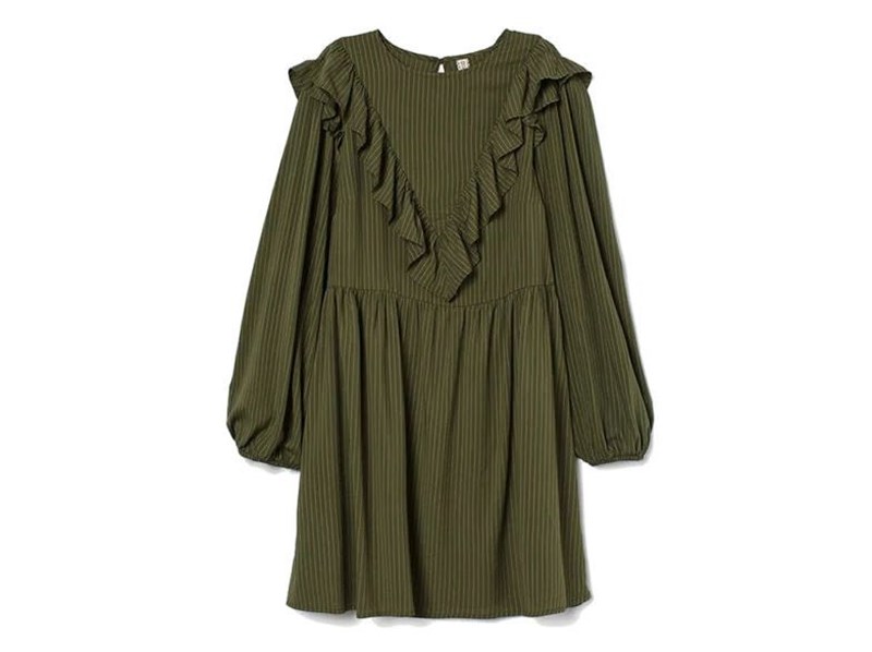 Χακί φόρεμα, H&M.