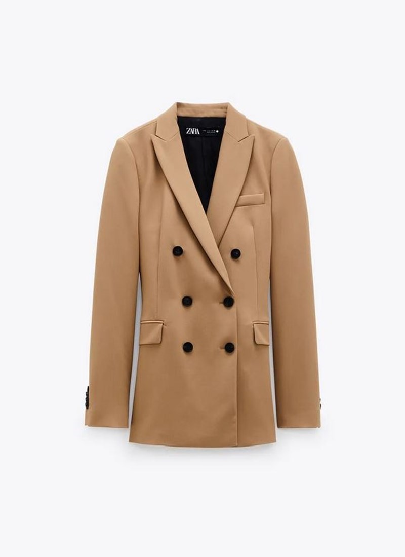 Καμηλό σακάκι, Zara.