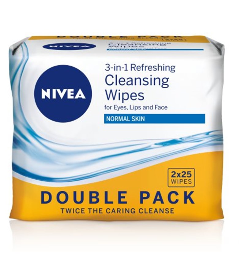 Αναζωογονητικά Μαντηλάκια Καθαρισμού 3-in-1, της Nivea.