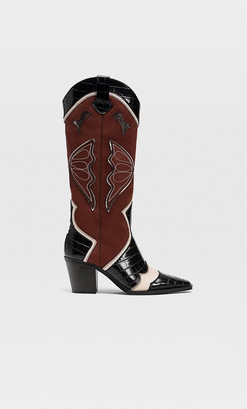 Cowboy μπότα, Stradivarius.