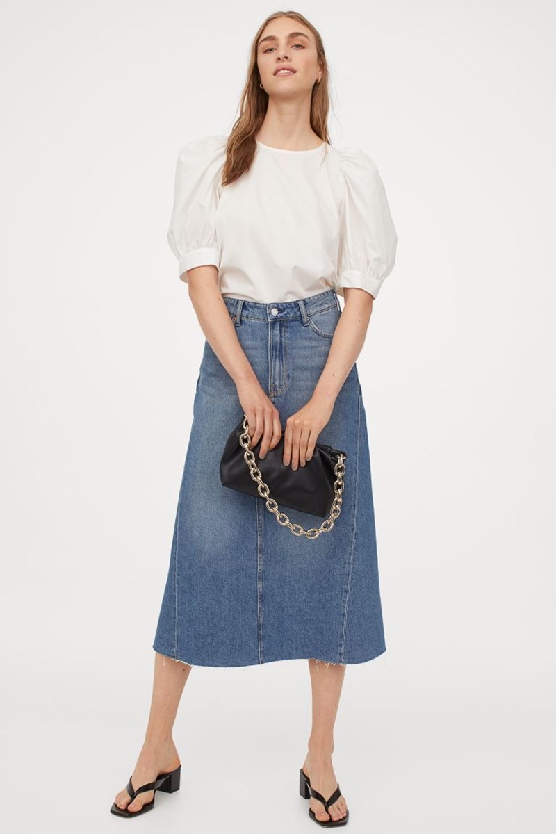 Τζην φούστα, H&M.