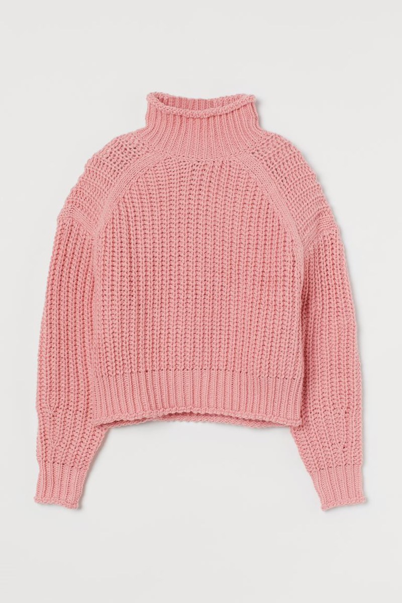Ροζ πουλόβερ, H&M.
