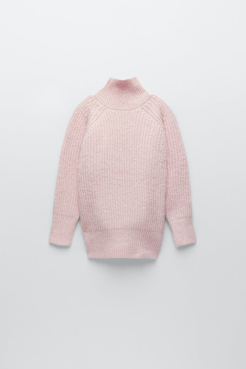 Ροζ πουλόβερ, Zara.