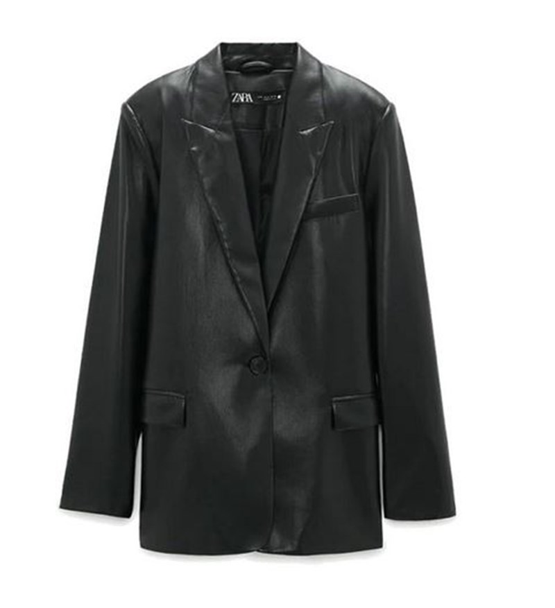 Δερμάτινο σακάκι, Zara.