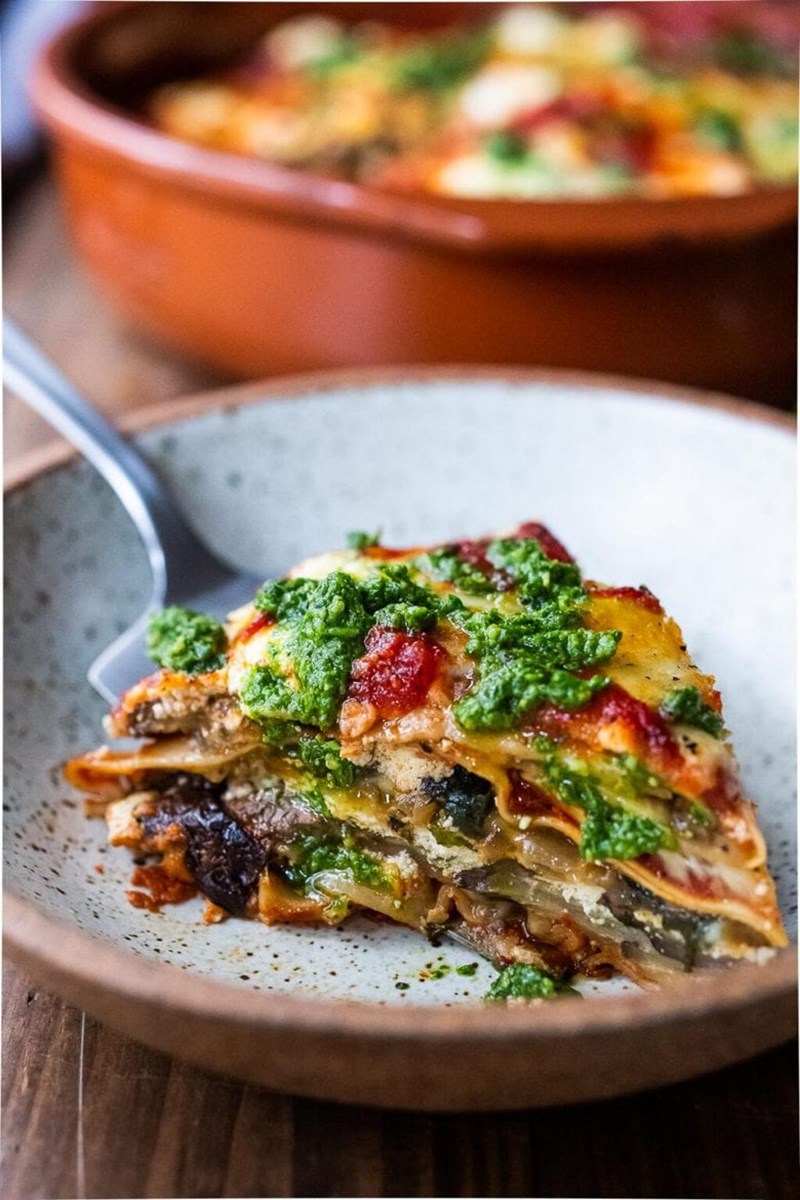 Σήμερα φτιάχνουμε λαζάνια με μελιτζάνα και pesto ρόκας και μας αγαπάνε λίγο πιο πολύ για αυτό! - εικόνα 1