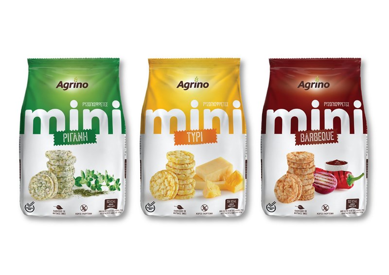 Η Agrino λανσάρει mini ρυζογκοφρέτες σε τρεις γεύσεις - εικόνα 1