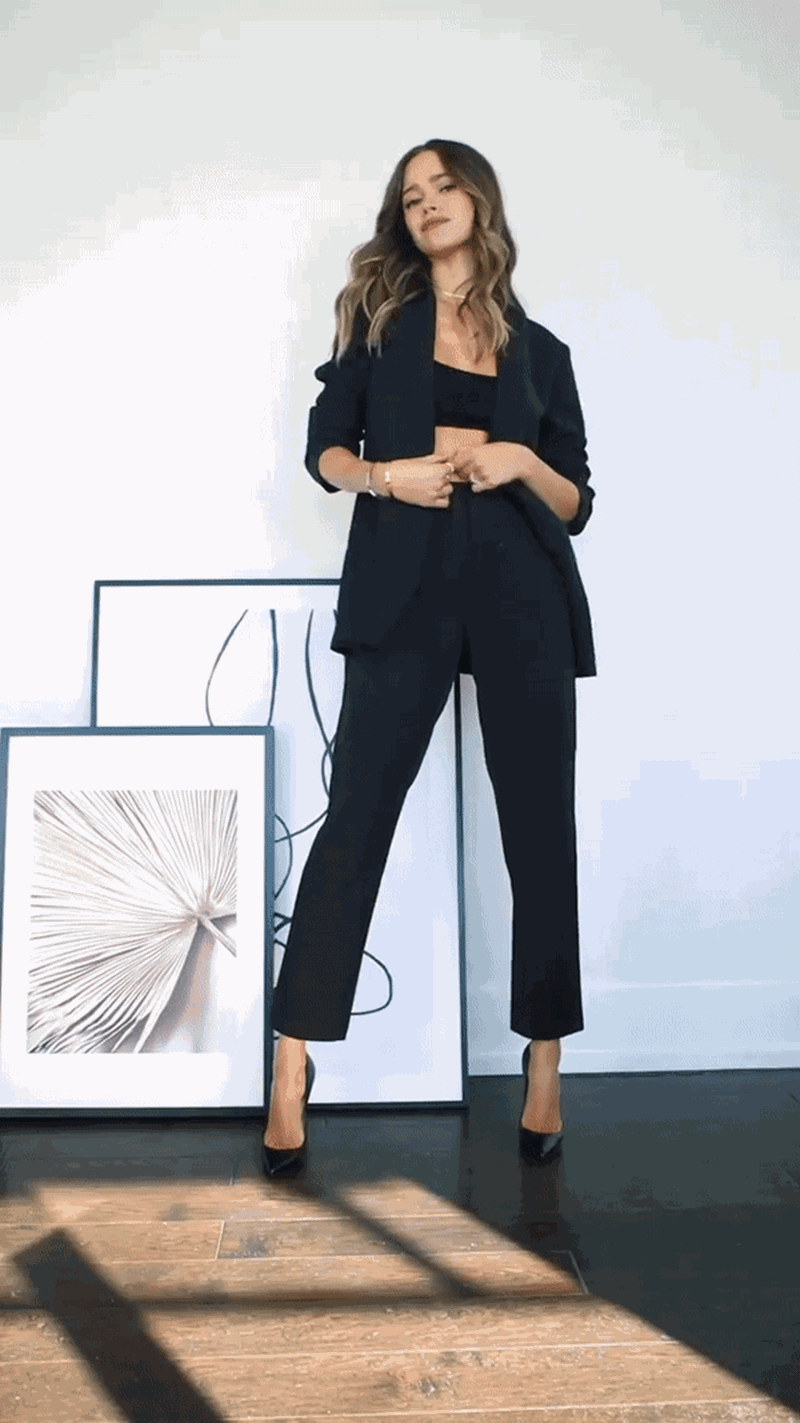 3 stylish ιδέες για να αξιοποιήσεις το μαύρο κοστούμι σου μέσα στον Απρίλιο - εικόνα 1