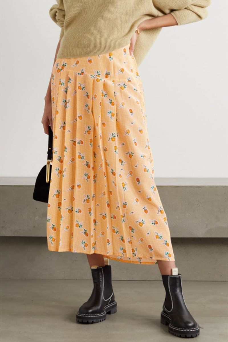 Πλισέ φούστα: 20 σχέδια για easy-chic, καλοκαιρινές εμφανίσεις που θα συζητηθούν - εικόνα 15