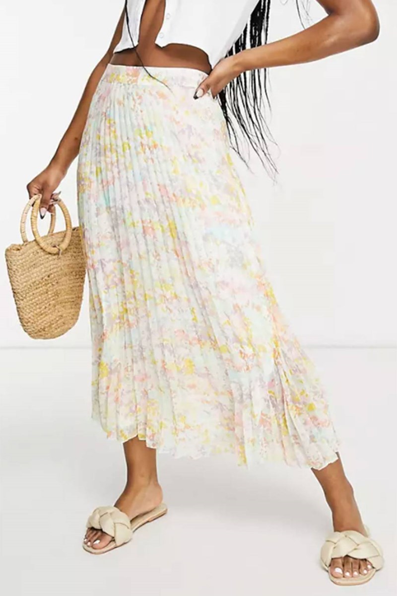 Πλισέ φούστα: 20 σχέδια για easy-chic, καλοκαιρινές εμφανίσεις που θα συζητηθούν - εικόνα 18