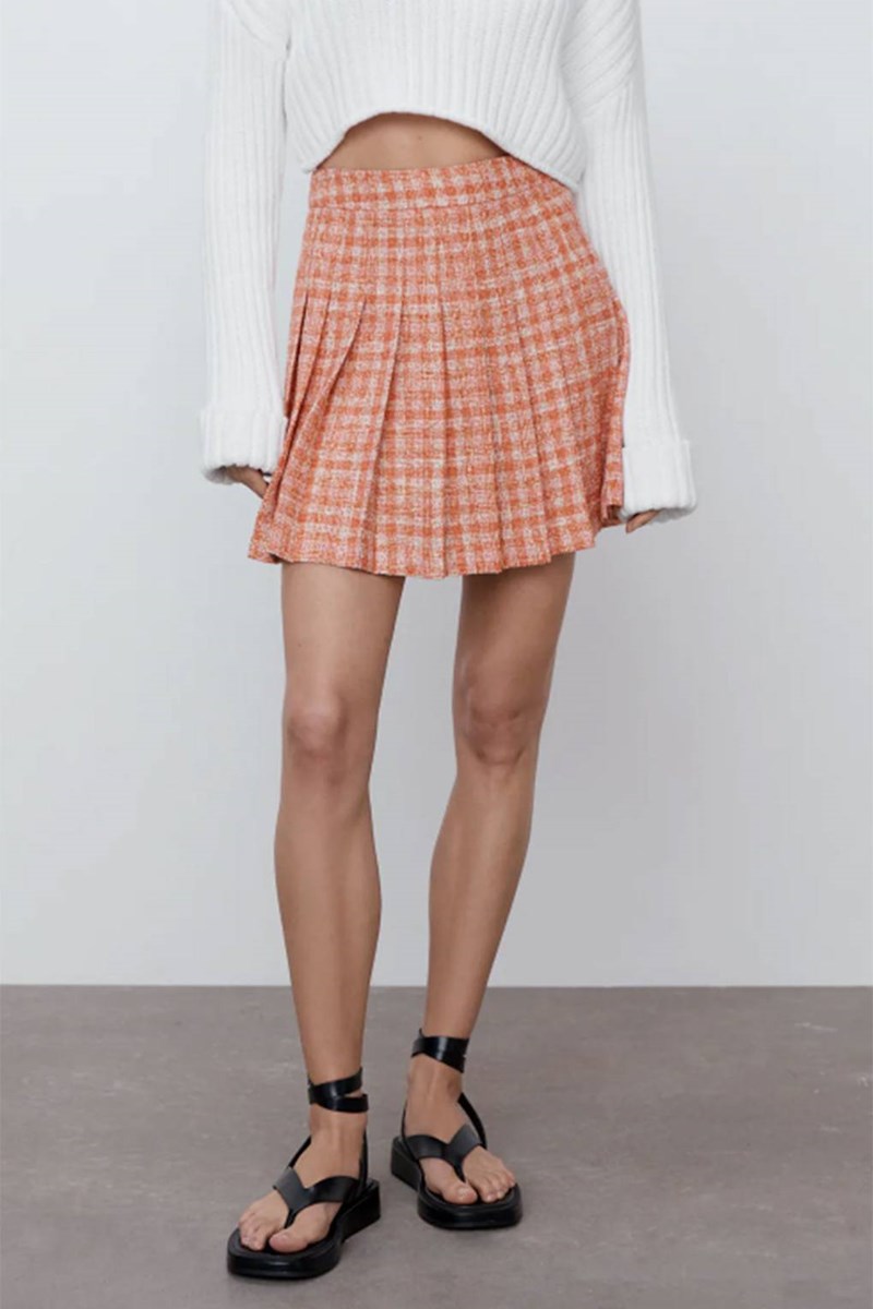 Πλισέ φούστα: 20 σχέδια για easy-chic, καλοκαιρινές εμφανίσεις που θα συζητηθούν - εικόνα 8