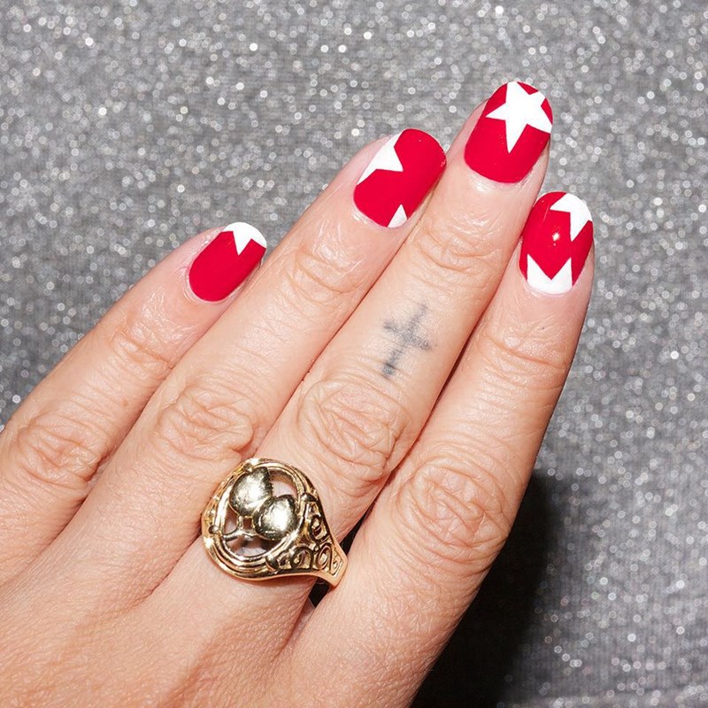 Red nails