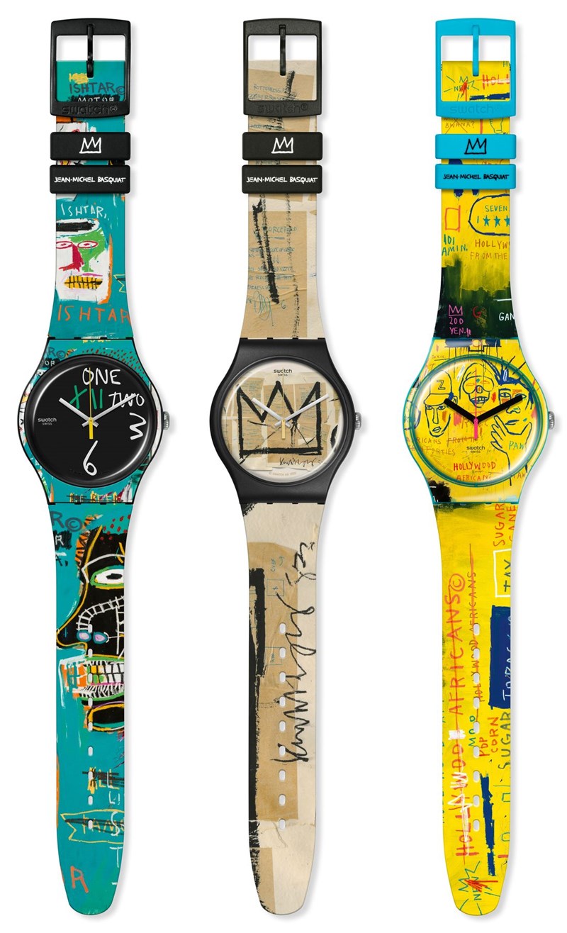 Η Swatch φέρνει τα αριστουργήματα του Jean-Michel Basquiat στον καρπό μας - εικόνα 1