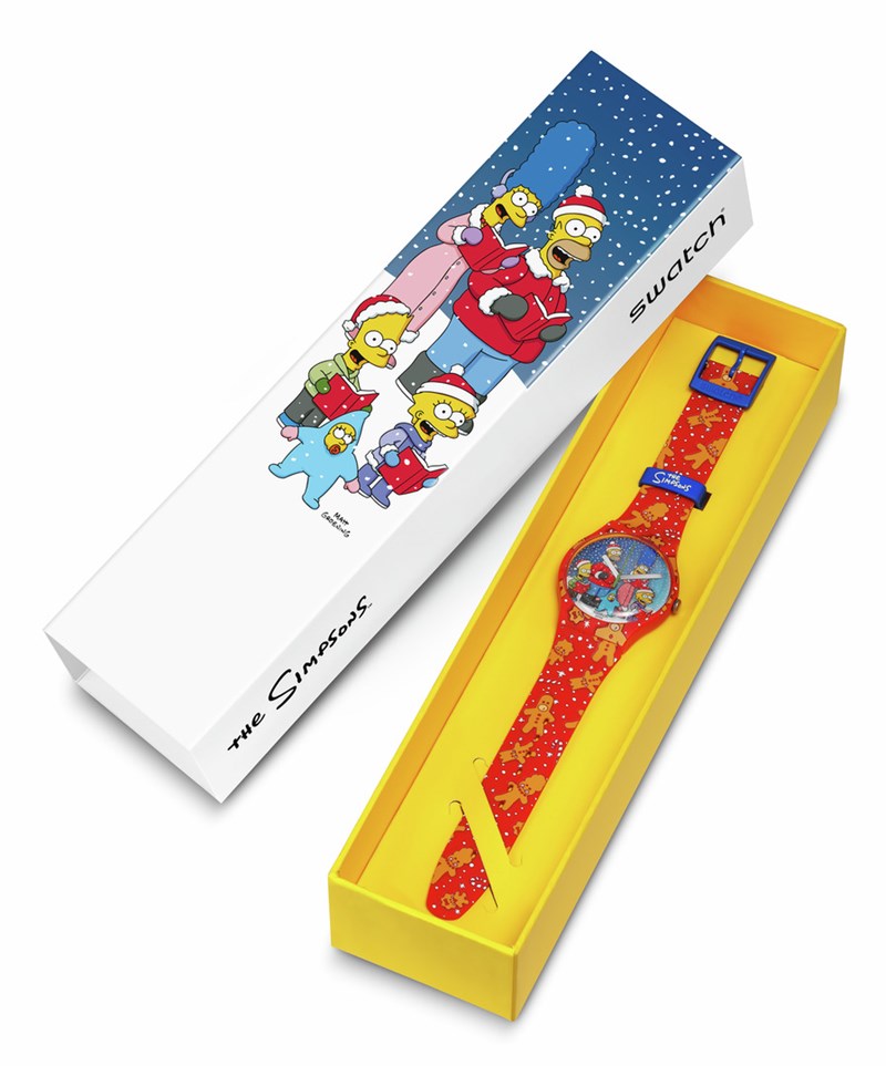 Swatch: Τα εορταστικά ρολόγια με τους Simpsons που θα σκοπίσουν χαρά και κέφι - εικόνα 2