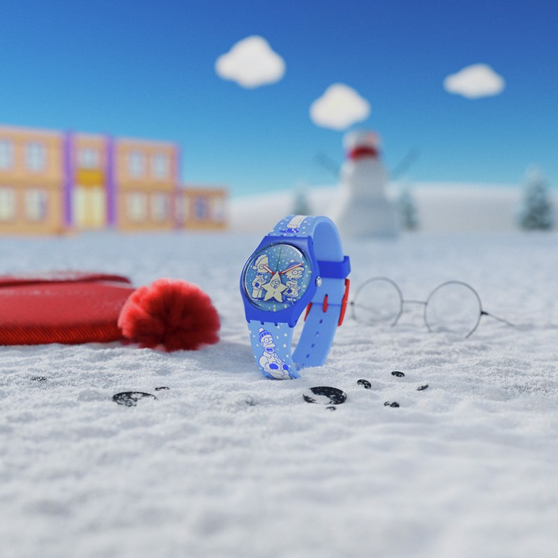 Swatch: Τα εορταστικά ρολόγια με τους Simpsons που θα σκοπίσουν χαρά και κέφι - εικόνα 1