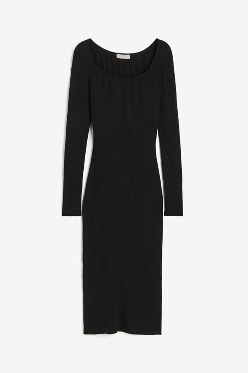 Το άχαστο μαύρο φόρεμα από H&M που θα φοράς από το πρωί έως το βράδυ - εικόνα 1