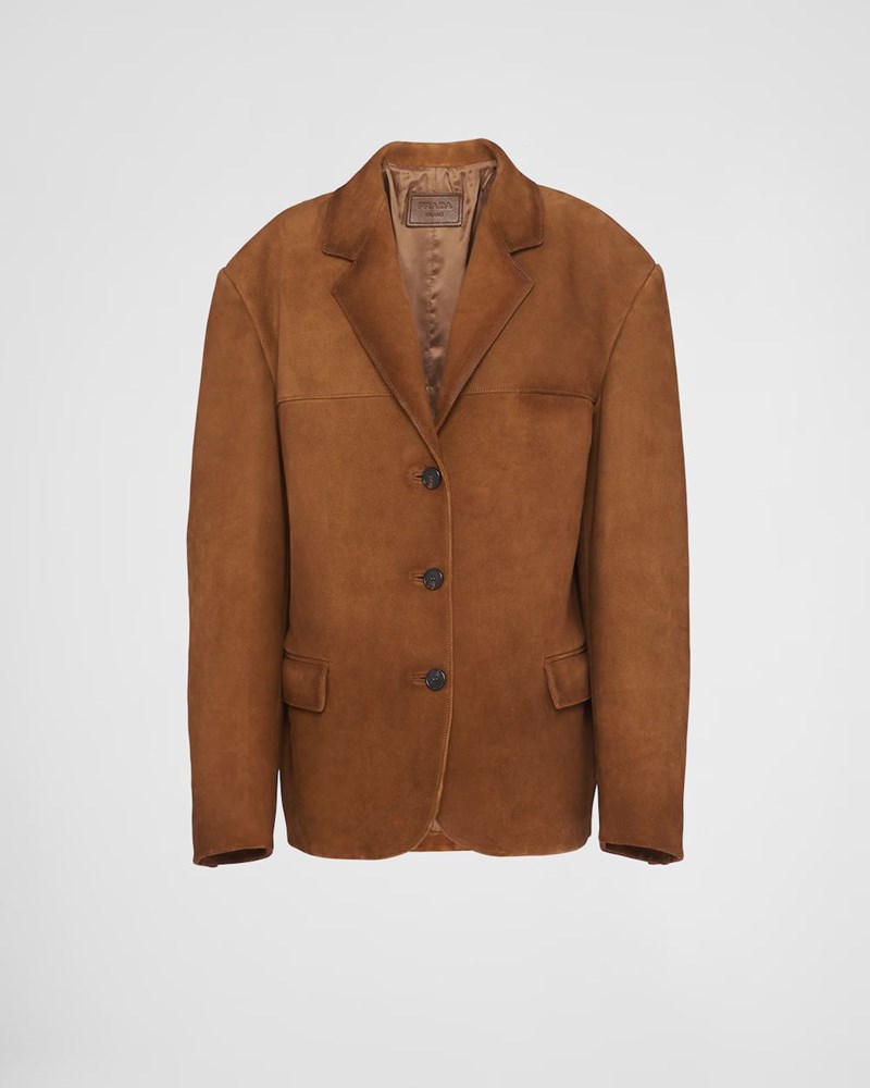 prada suede jacket