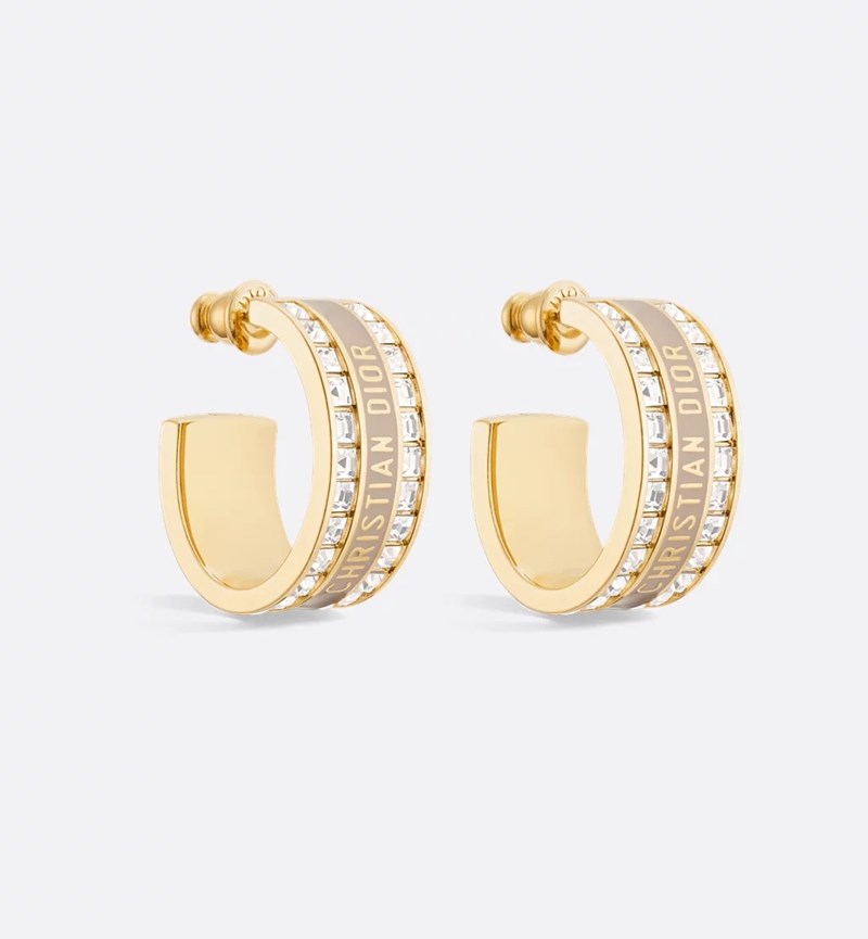 Dior Night Code Hoop Earrings