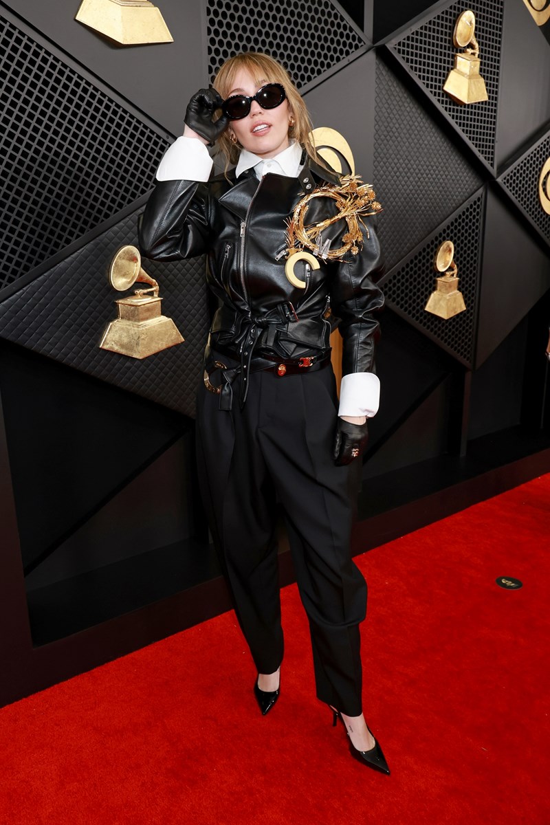 Miley Cyrus attends the 68th GRAMMY Awards on February 01, 2026 in Los Angeles, California.