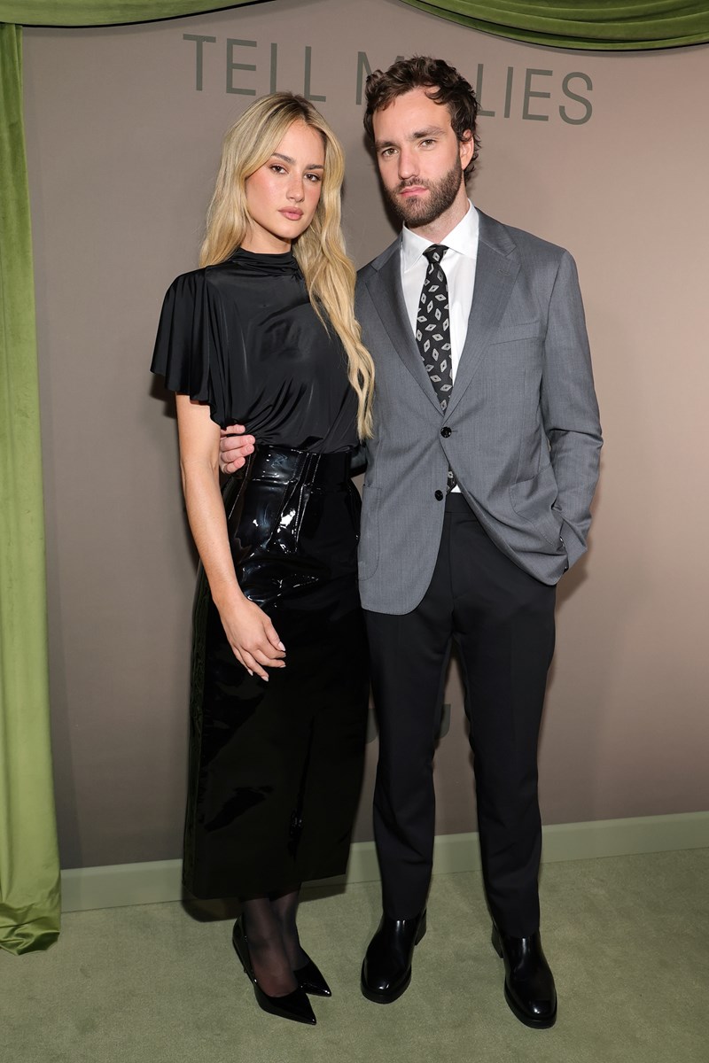 NEW YORK, NEW YORK - JANUARY 12: (L-R) Grace Van Patten and Jackson White attend the