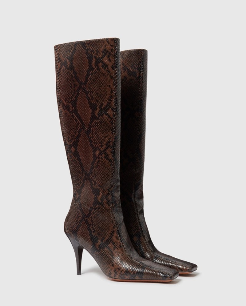 Stella McCartney snake print boots