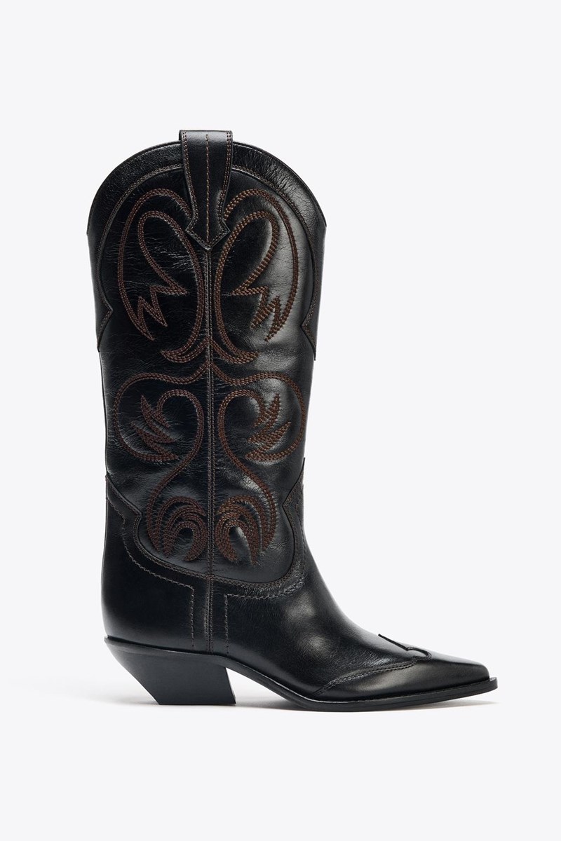 zara cowboy boots