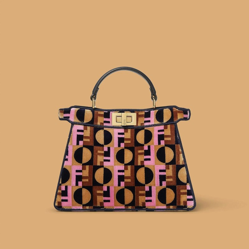 Fendi 'Emily in Paris' Special Capsule Collection Baguette and Peekaboo bags.