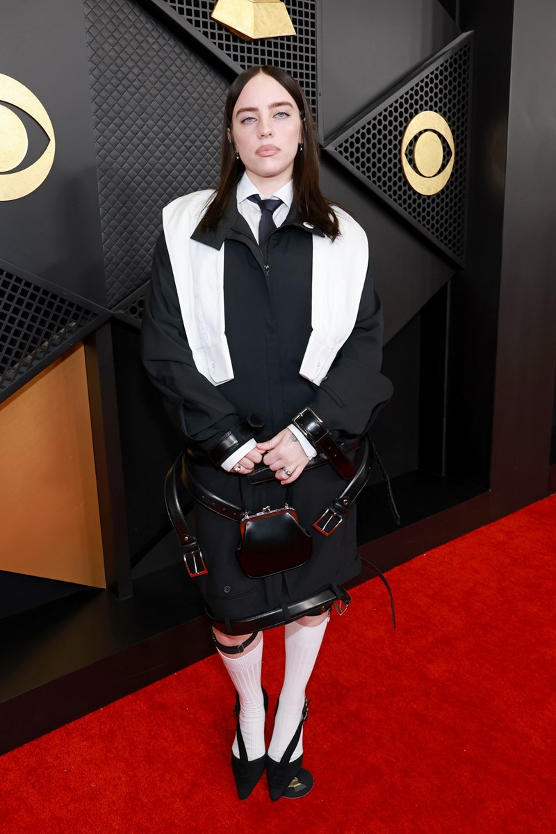 Billie Eilish attends the 68th GRAMMY Awards on February 01, 2026 in Los Angeles, California.