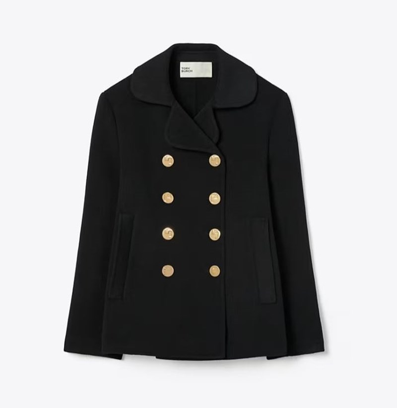 tory burch peacoat