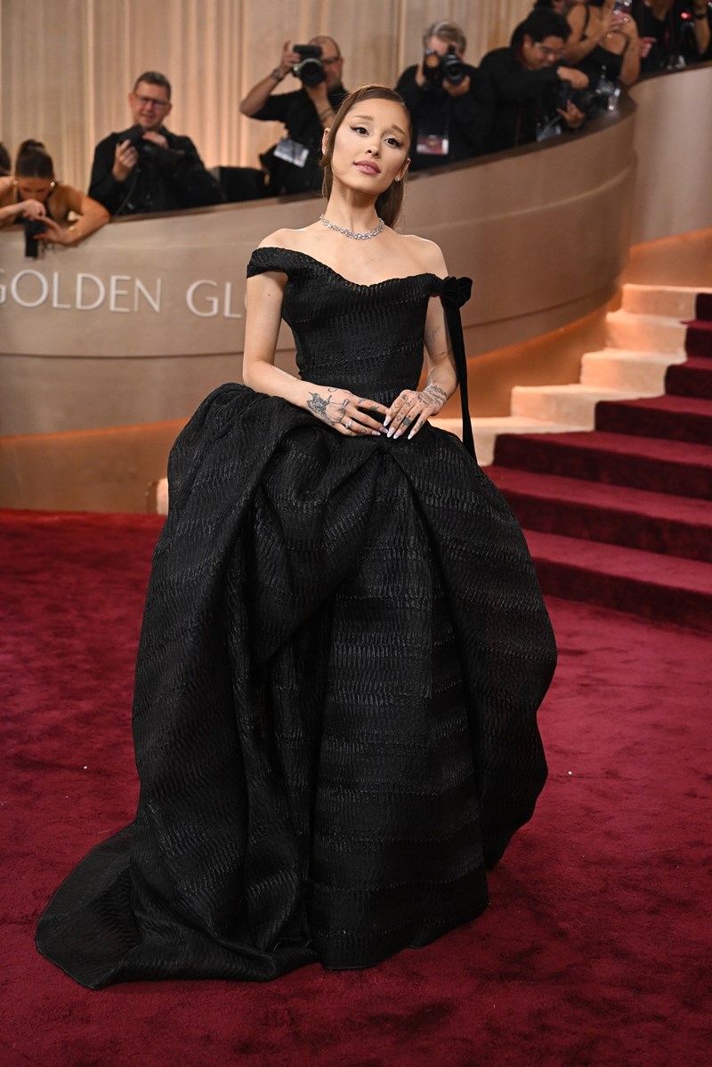 Ariana Grande at the 83rd Annual Golden Globes held at The Beverly Hilton on January 11, 2026 in Beverly Hills, California.