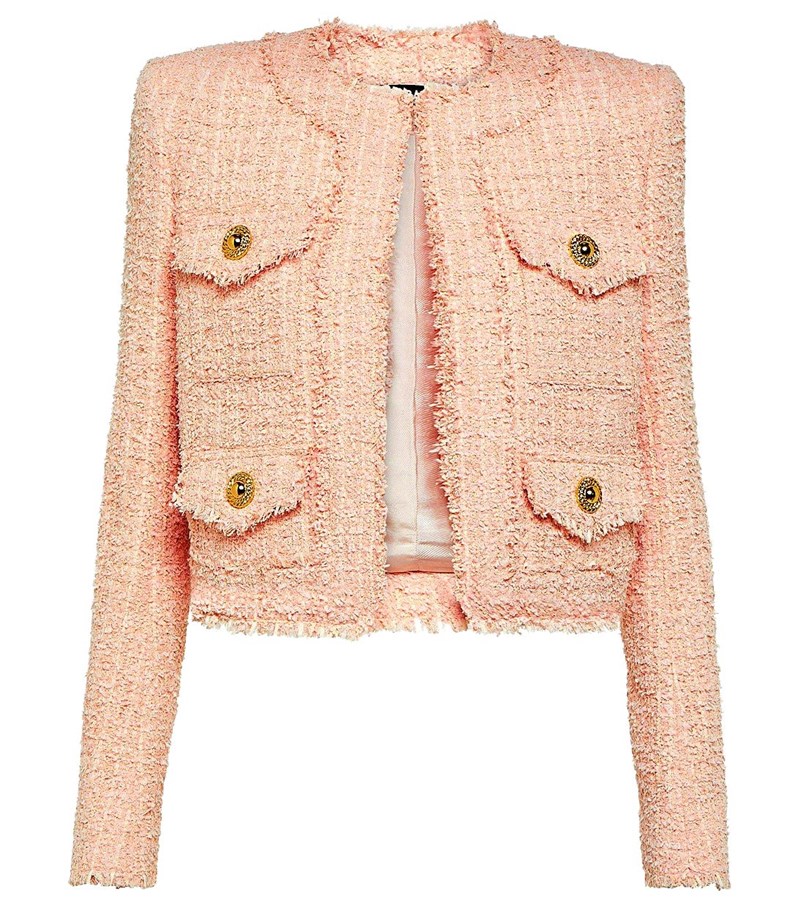 balmain cropped jacket