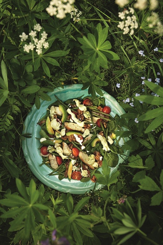 Η συνταγή της ημέρας: Σαλάτα λαχανικών με κοτόπουλο και μοτσαρέλα