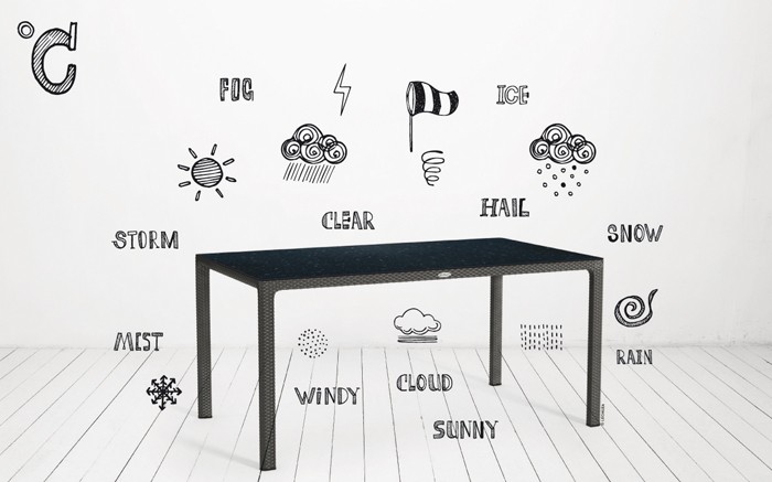 Ένα τραπέζι που αντέχει και στις πιο δύσκολες συνθήκες