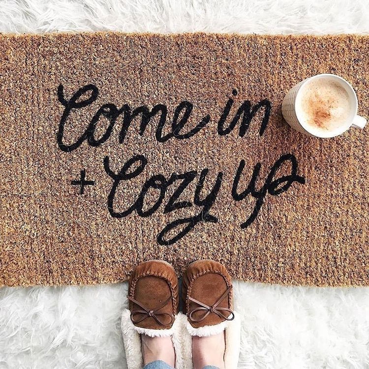 Χαλάκια για την εξώπορτα με μηνύματα