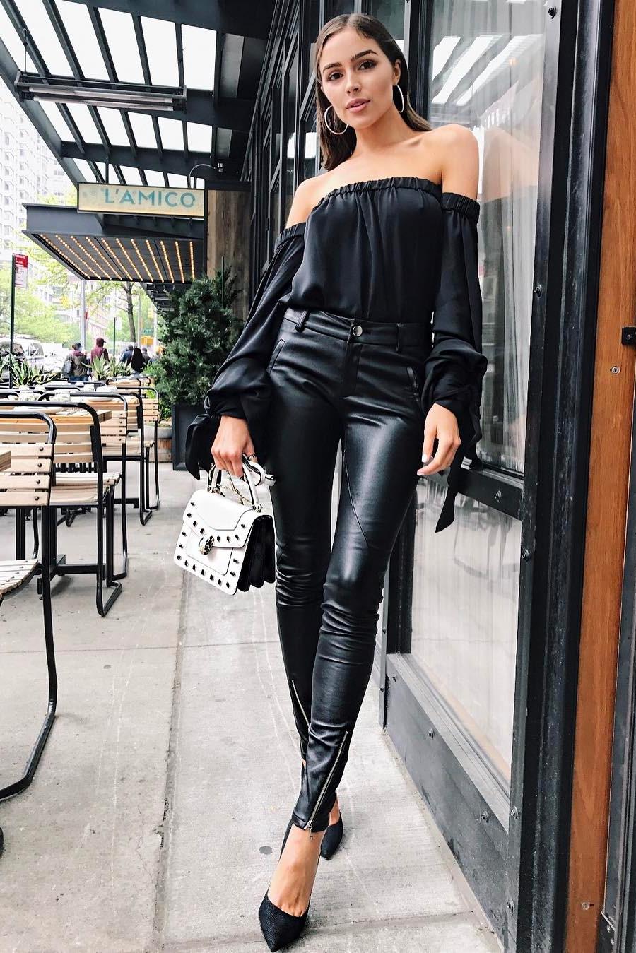 Πώς φοράνε οι σταρ το δερμάτινο παντελόνι;