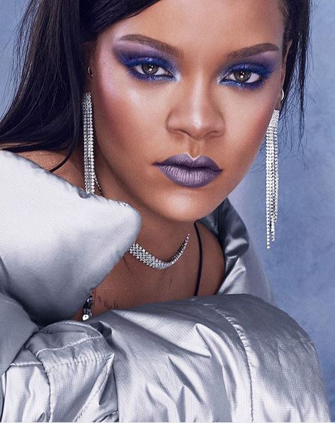 Get the look: Αντίγραψε το μοβ μακιγιάζ της Rihanna