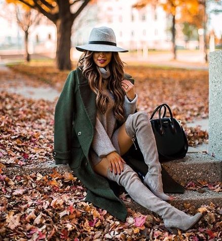 20 κομψοί τρόποι για να επιλέγεις τις over-the-knee μπότες σου κάθε μέρα