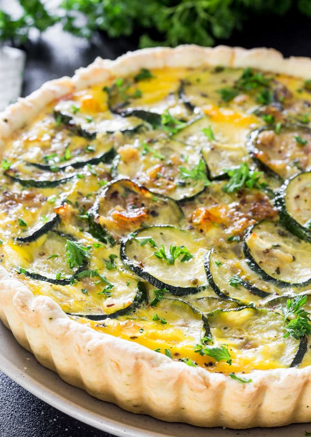 Η συνταγή του weekend: Quiche με κολοκύθι και φέτα